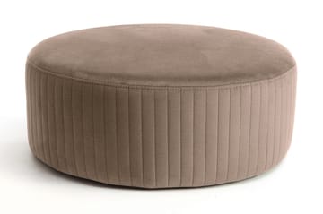 Larana Sittpuff Rund - Beige - Möbler - Stolar & fåtöljer - Pall & puff - Sittpuff