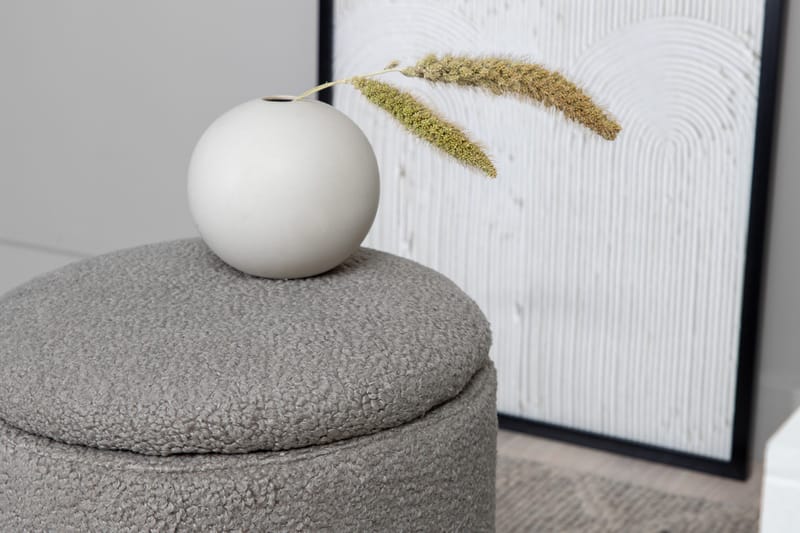 Limpen Sittpuff - Greige - Möbler - Stolar & fåtöljer - Pall & puff - Sittpuff - Sittpuff med förvaring