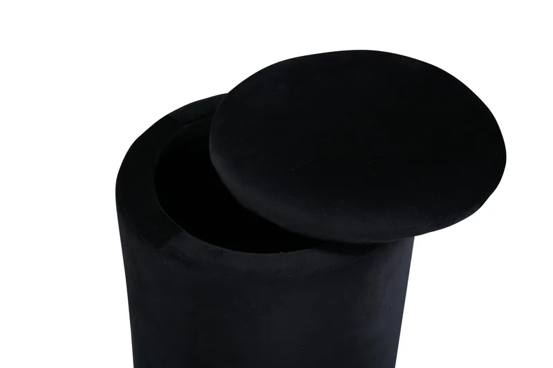 Limpen Sittpuff - Svart - Möbler - Stolar & fåtöljer - Pall & puff - Sittpuff - Sittpuff med förvaring