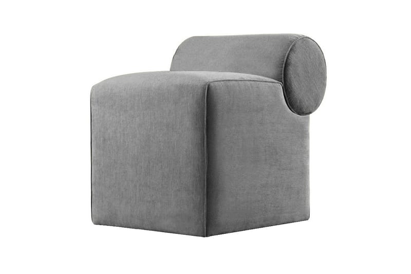 Linburg Sittpuff 45 cm - Grå - Möbler - Stolar & fåtöljer - Pall & puff - Sittpuff