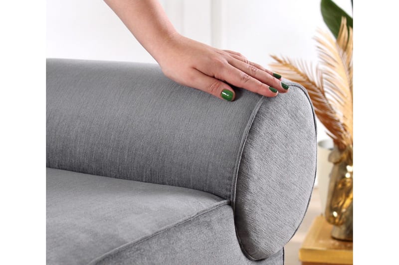 Linburg Sittpuff 45 cm - Grå - Möbler - Stolar & fåtöljer - Pall & puff - Sittpuff