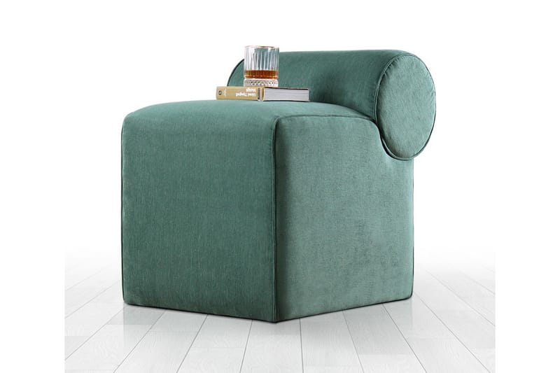Linburg Sittpuff 45 cm - Green - Möbler - Stolar & fåtöljer - Pall & puff - Sittpuff