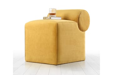 Linburg Sittpuff 45 cm - Gul - Möbler - Stolar & fåtöljer - Pall & puff - Sittpuff