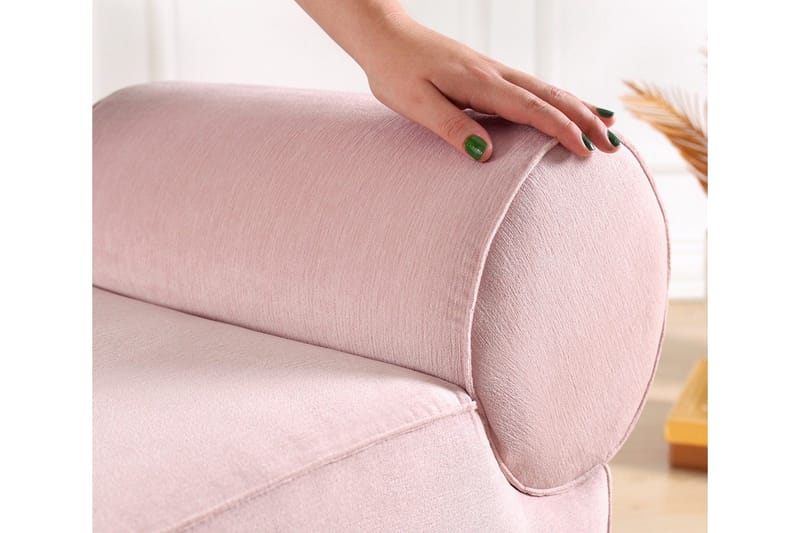 Linburg Sittpuff 45 cm - Rosa - Möbler - Stolar & fåtöljer - Pall & puff - Sittpuff