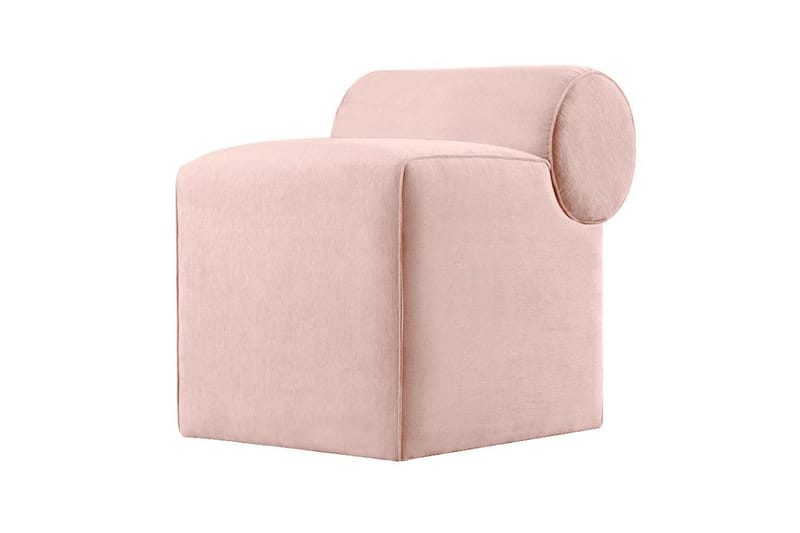 Linburg Sittpuff 45 cm - Rosa - Möbler - Stolar & fåtöljer - Pall & puff - Sittpuff
