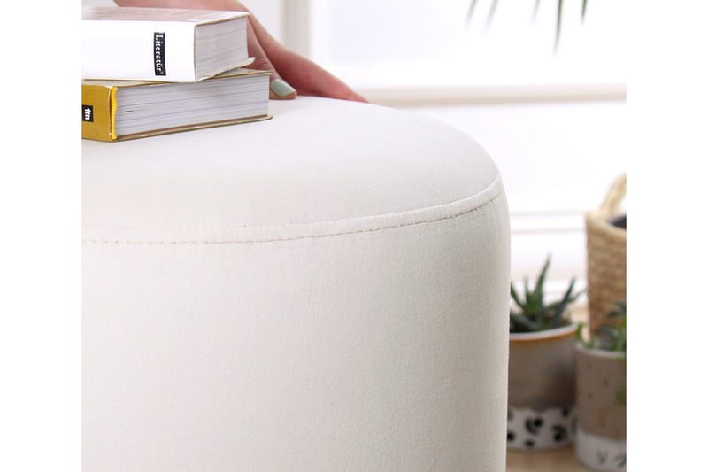 Lockport Sittpuff 38 cm - Beige - Möbler - Stolar & fåtöljer - Pall & puff - Sittpuff