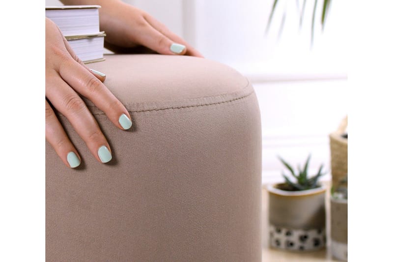 Lockport Sittpuff 38 cm - Brun - Möbler - Stolar & fåtöljer - Pall & puff - Sittpuff