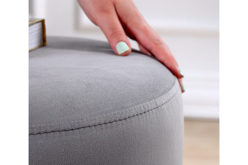 Lockport Sittpuff 38 cm - Grå - Möbler - Stolar & fåtöljer - Pall & puff - Sittpuff