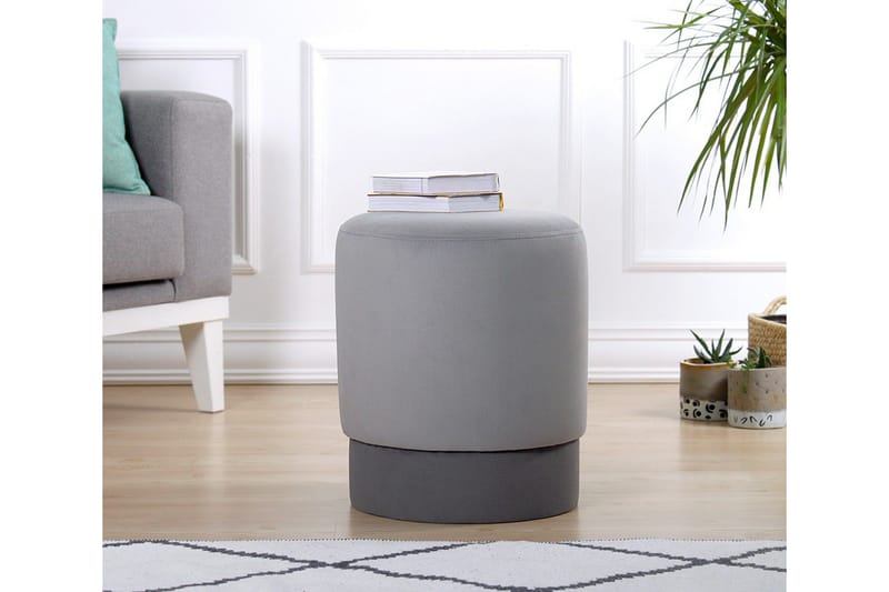 Lockport Sittpuff 38 cm - Grå - Möbler - Stolar & fåtöljer - Pall & puff - Sittpuff