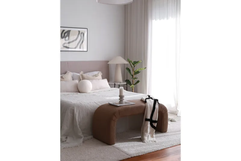 Manav Sittpuff 106 cm - Brun - Möbler - Stolar & fåtöljer - Pall & puff - Sittpuff