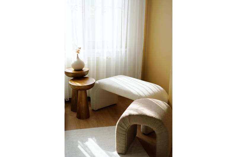 Manav Sittpuff 106 cm - Vit - Möbler - Stolar & fåtöljer - Pall & puff - Sittpuff