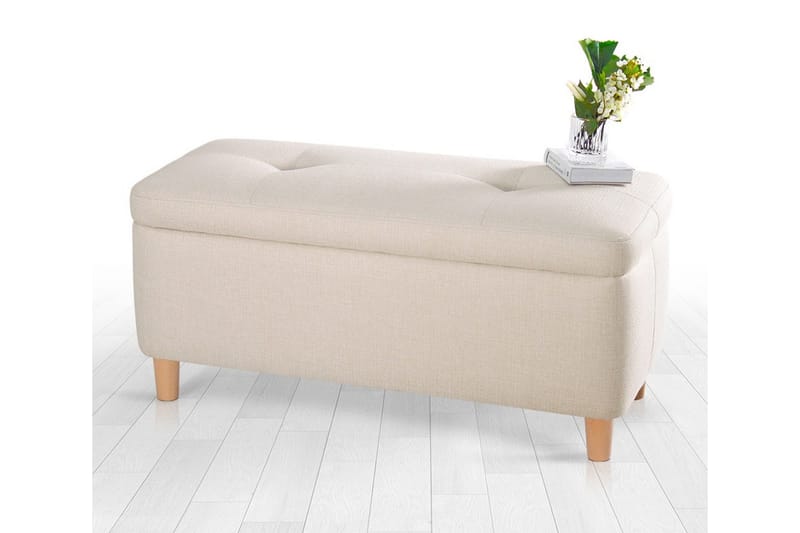 Mansi Sittpuff 100 cm - Cream - Möbler - Stolar & fåtöljer - Pall & puff - Sittpuff