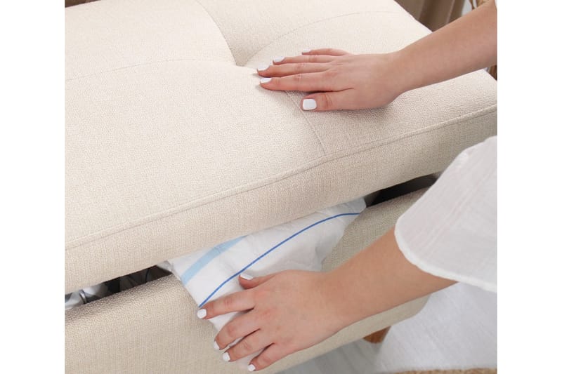 Mansi Sittpuff 100 cm - Cream - Möbler - Stolar & fåtöljer - Pall & puff - Sittpuff