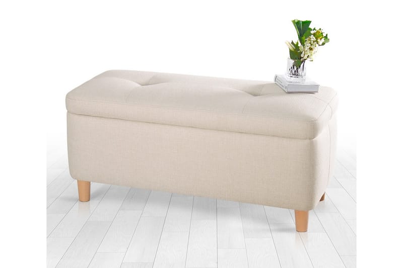 Mansi Sittpuff 100 cm - Cream - Sittpuff