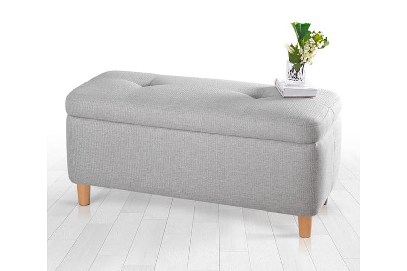 Mansi Sittpuff 100 cm - Ljusgrå - Möbler - Stolar & fåtöljer - Pall & puff - Sittpuff