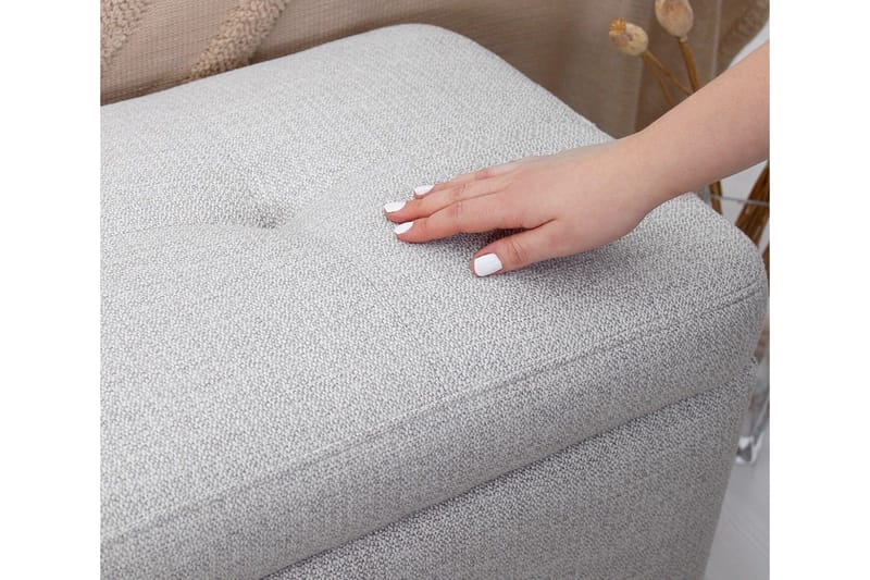 Mansi Sittpuff 100 cm - Ljusgrå - Möbler - Stolar & fåtöljer - Pall & puff - Sittpuff