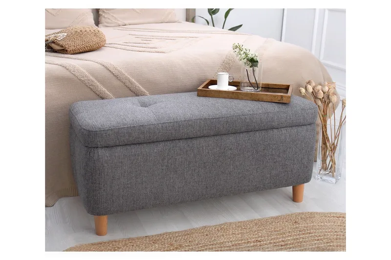 Mansi Sittpuff 100 cm, Mörkgrå