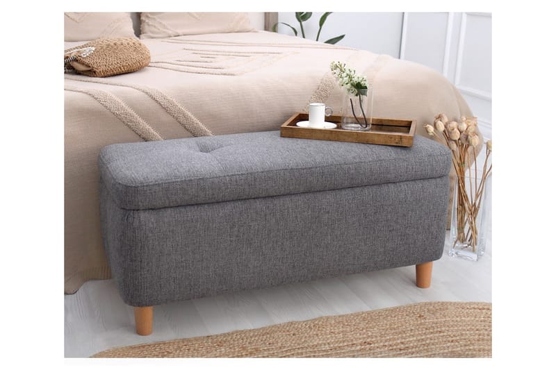 Mansi Sittpuff 100 cm - Mörkgrå - Möbler - Stolar & fåtöljer - Pall & puff - Sittpuff