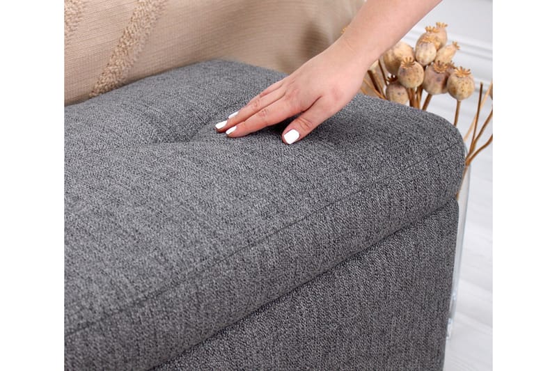 Mansi Sittpuff 100 cm - Mörkgrå - Möbler - Stolar & fåtöljer - Pall & puff - Sittpuff