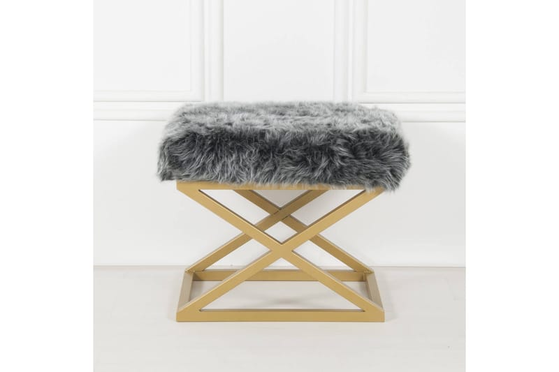 Mantu Sittpuff 50 cm - Grå - Möbler - Stolar & fåtöljer - Pall & puff - Sittpuff