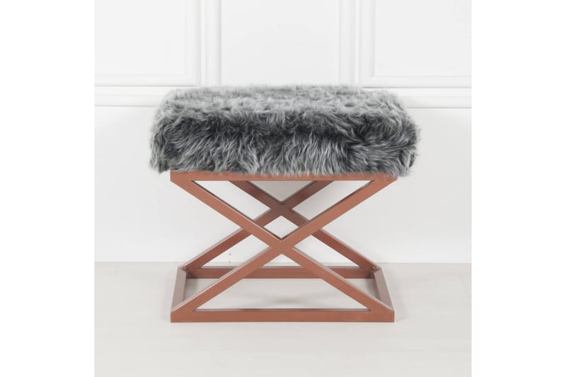 Mantu Sittpuff 50 cm - Mörkgrå - Möbler - Stolar & fåtöljer - Pall & puff - Sittpuff