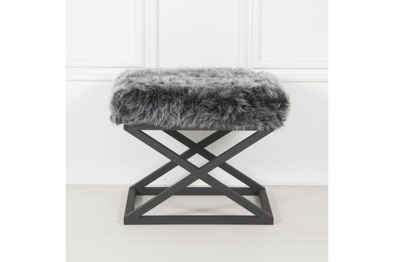 Mantu Sittpuff 50 cm - Mörkgrå - Möbler - Stolar & fåtöljer - Pall & puff - Sittpuff