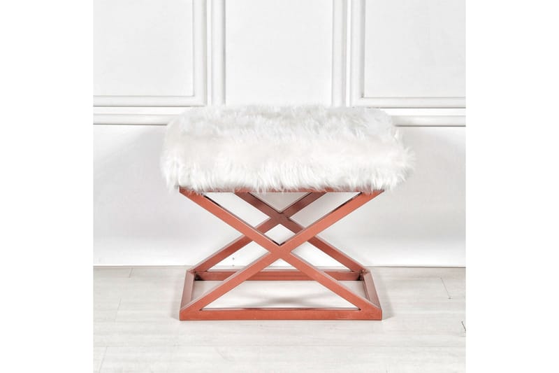 Mantu Sittpuff 50 cm, Vit