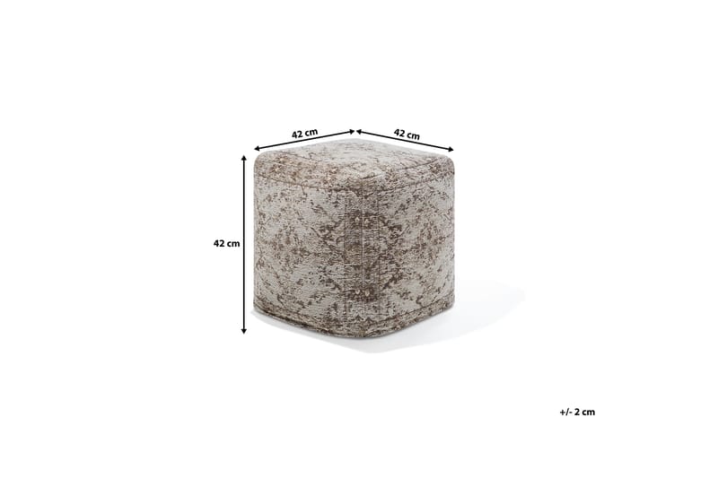 Meerut Sittpuff 42 cm - Brun - Möbler - Stolar & fåtöljer - Pall & puff - Sittpuff