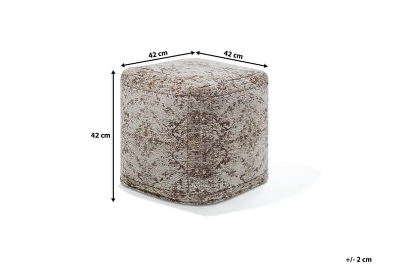 Meerut Sittpuff 42 cm - Brun - Möbler - Stolar & fåtöljer - Pall & puff - Sittpuff
