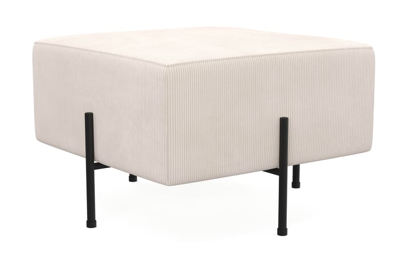 Menard Compact Sittpuff 60 cm Kvadratisk - Beige - Möbler - Stolar & fåtöljer - Pall & puff - Sittpuff