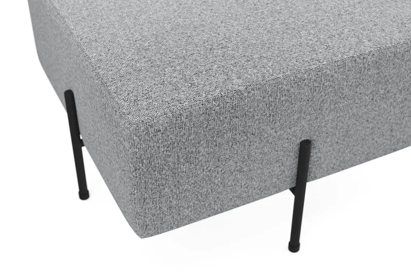 Menard Compact Sittpuff 60 cm Kvadratisk - Grå - Möbler - Stolar & fåtöljer - Pall & puff - Sittpuff