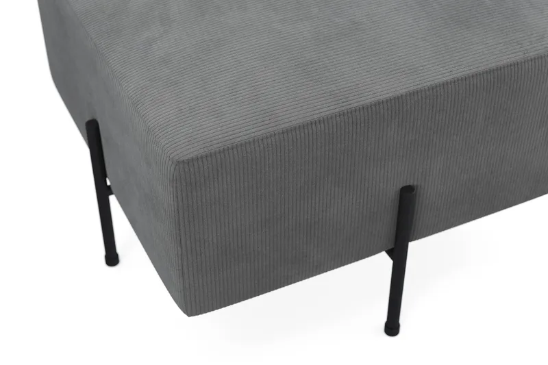 Menard Compact Sittpuff 60 cm Kvadratisk - Grå - Möbler - Stolar & fåtöljer - Pall & puff - Sittpuff