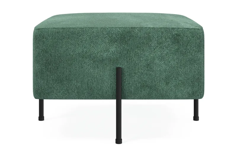 Menard Compact Sittpuff 60 cm Kvadratisk - Grön - Möbler - Stolar & fåtöljer - Pall & puff - Sittpuff