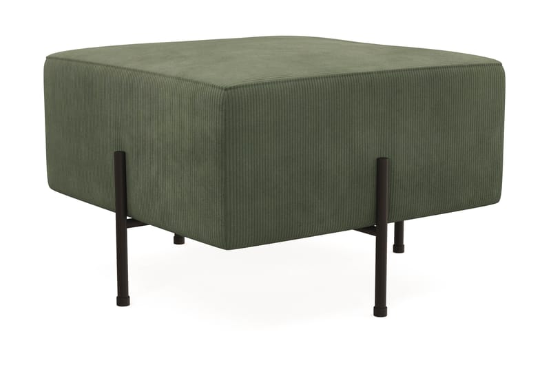 Menard Compact Sittpuff 60 cm Kvadratisk - Grön - Möbler - Stolar & fåtöljer - Pall & puff - Sittpuff