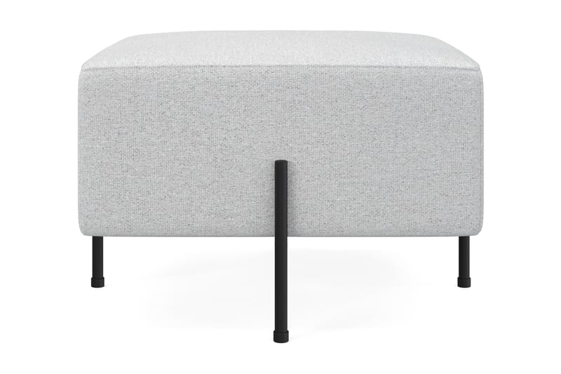 Menard Compact Sittpuff 60 cm Kvadratisk - Ljusgrå - Möbler - Stolar & fåtöljer - Pall & puff - Sittpuff
