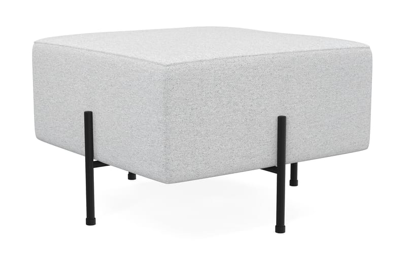 Menard Compact Sittpuff 60 cm Kvadratisk - Ljusgrå - Möbler - Stolar & fåtöljer - Pall & puff - Sittpuff