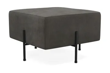 Menard Compact Sittpuff 60 cm Kvadratisk - Mörkgrå - Möbler - Stolar & fåtöljer - Pall & puff - Sittpuff