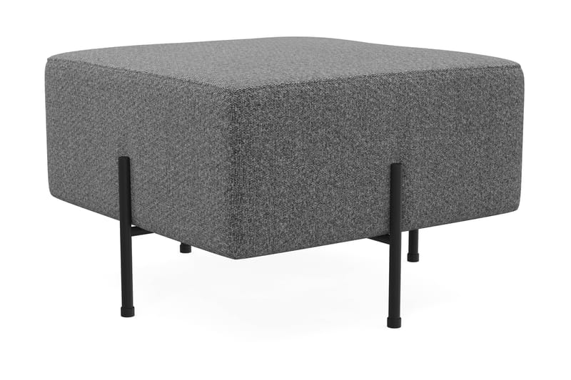 Menard Compact Sittpuff 60 cm Kvadratisk - Mörkgrå - Möbler - Stolar & fåtöljer - Pall & puff - Sittpuff