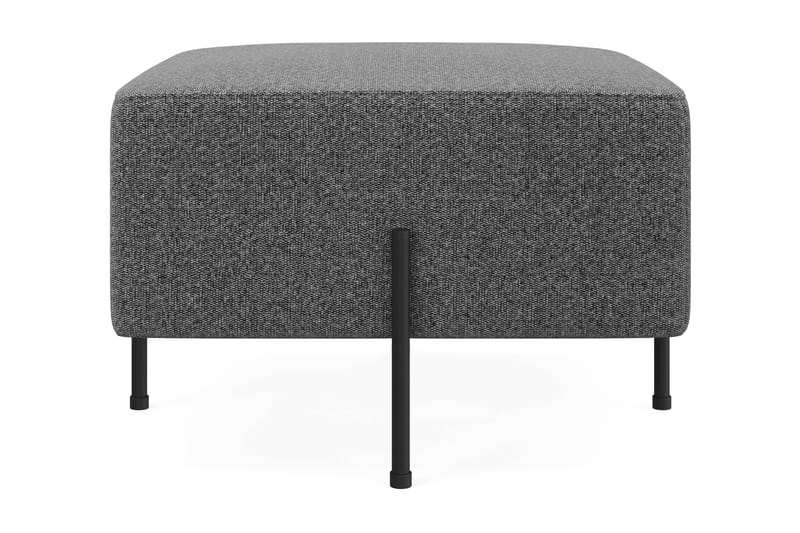 Menard Compact Sittpuff 60 cm Kvadratisk - Mörkgrå - Möbler - Stolar & fåtöljer - Pall & puff - Sittpuff