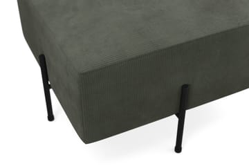 Menard Compact Sittpuff 60 cm Kvadratisk - Mörkgrön - Möbler - Stolar & fåtöljer - Pall & puff - Sittpuff