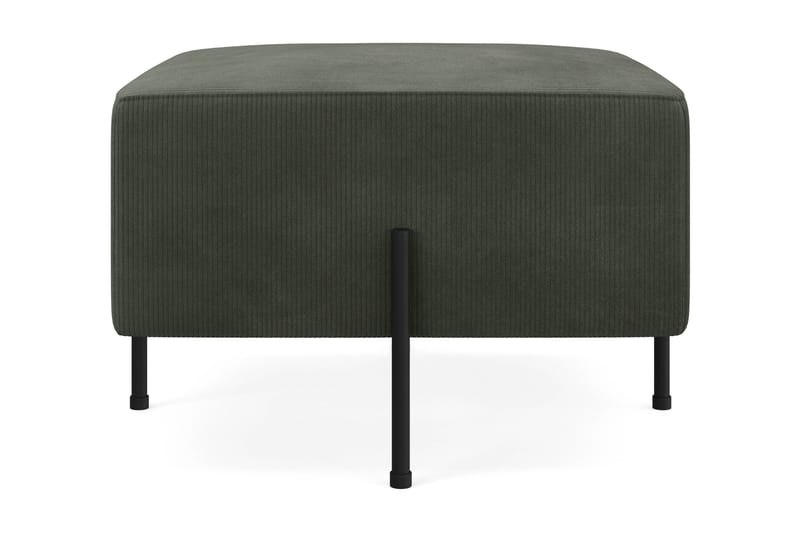 Menard Compact Sittpuff 60 cm Kvadratisk - Mörkgrön - Möbler - Stolar & fåtöljer - Pall & puff - Sittpuff