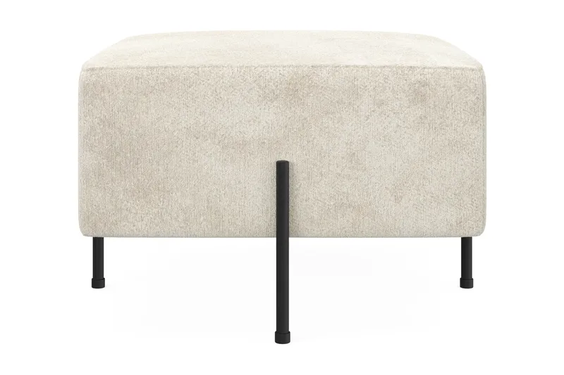 Menard Compact Sittpuff 60 cm Kvadratisk - Vit - Möbler - Stolar & fåtöljer - Pall & puff - Sittpuff