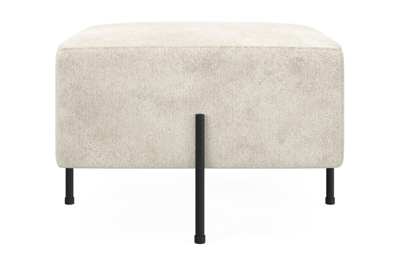 Menard Compact Sittpuff 60 cm Kvadratisk, Vit