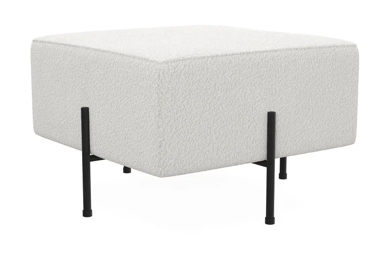 Menard Compact Sittpuff 60 cm Kvadratisk - Vit - Möbler - Stolar & fåtöljer - Pall & puff - Sittpuff