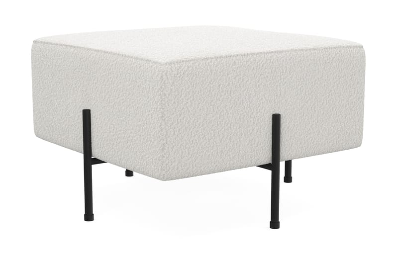 Menard Compact Sittpuff 60 cm Kvadratisk - Vit - Möbler - Stolar & fåtöljer - Pall & puff - Sittpuff