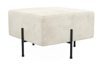 Menard Compact Sittpuff 60 cm Kvadratisk - Vit - Möbler - Stolar & fåtöljer - Pall & puff - Sittpuff