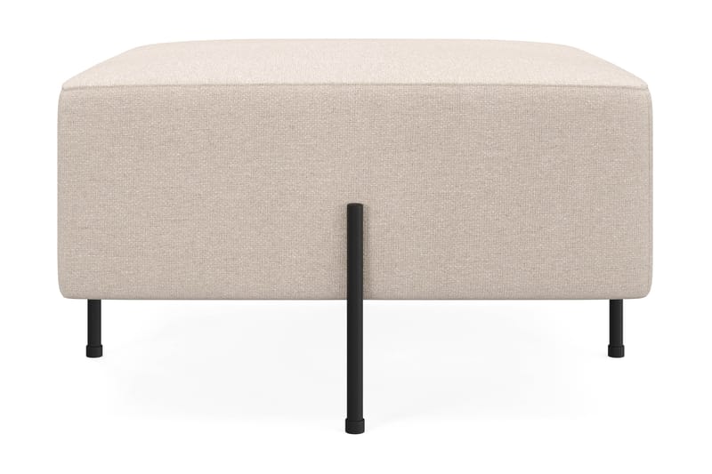 Menard Compact Sittpuff 70 cm Kvadratisk - Beige - Sittpuff - Sittmöbler med förvaring