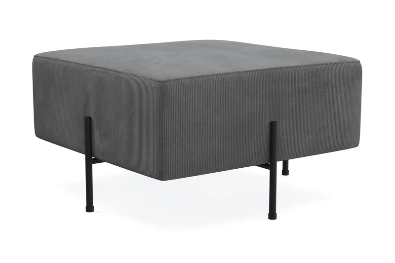 Menard Compact Sittpuff 70 cm Kvadratisk - Grå - Möbler - Stolar & fåtöljer - Pall & puff - Sittpuff