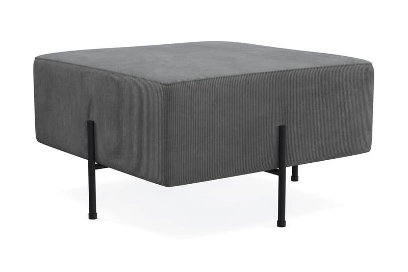 Menard Compact Sittpuff 70 cm Kvadratisk - Grå - Möbler - Stolar & fåtöljer - Pall & puff - Sittpuff