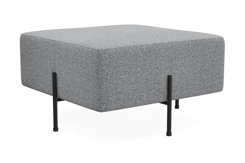 Menard Compact Sittpuff 70 cm Kvadratisk - Grå - Möbler - Stolar & fåtöljer - Pall & puff - Sittpuff